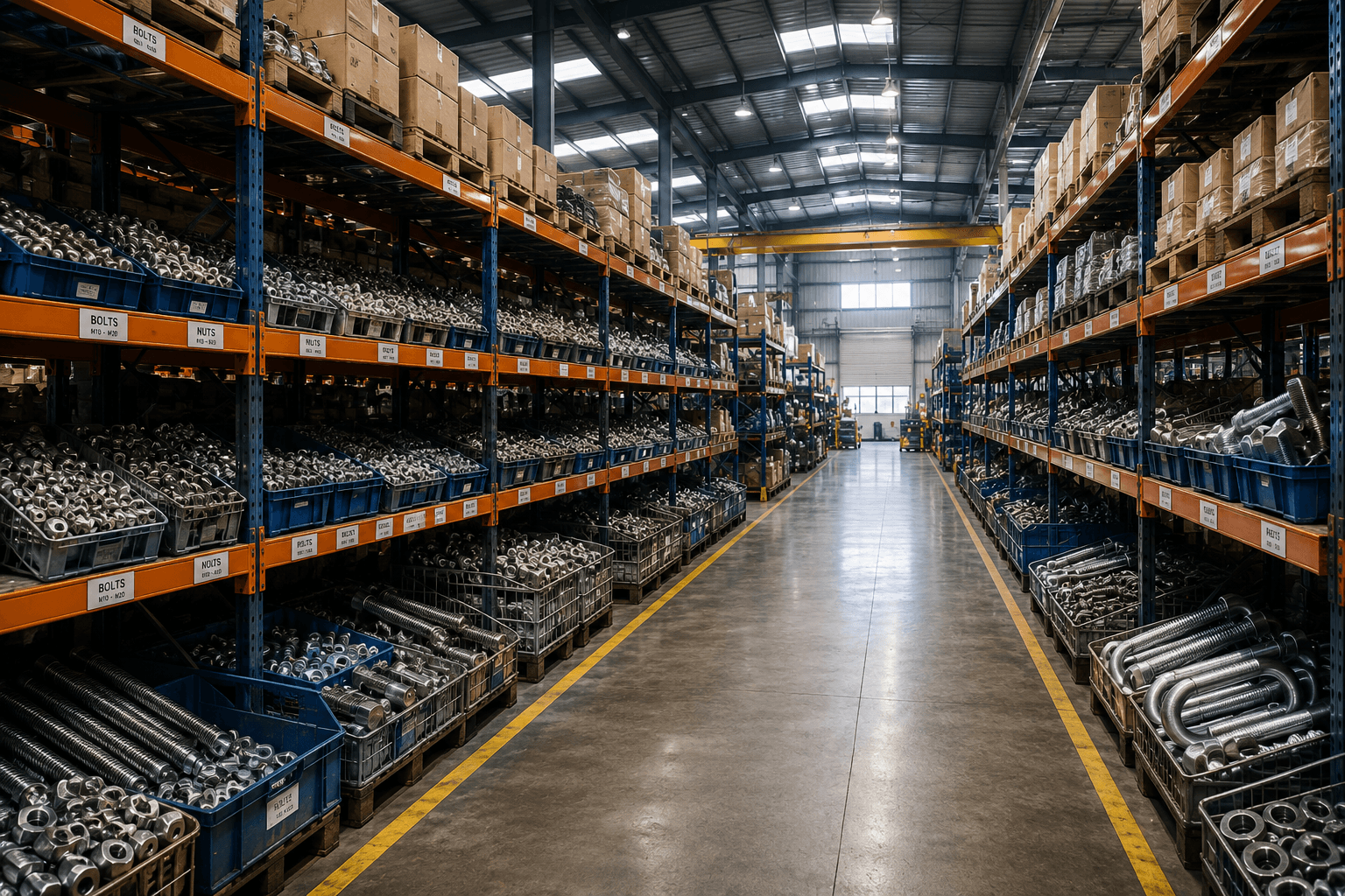 Shree Steel Industries warehouse